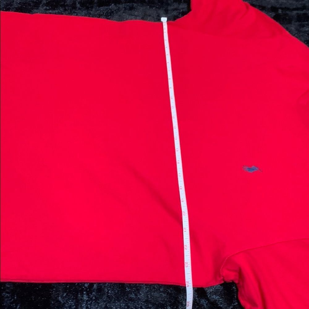 Polo by Ralph Lauren Men's Jersey Crewneck T-Shirt Bright Red Size Large - Picture 5 of 8